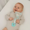 Baby Mix meškiukas Mint švilpiantis pliušinis žaislas su kramtuku