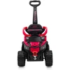 Baby Mix Ruggy elektrinis paspirtukas su kreipiamuoju strypu, raudonas