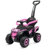 Baby Mix Ruggy elektrinis paspirtukas su vairavimo rankena, rožinis