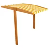Baldakimas vaikų medinei smėlio dėžei Baby Mix 120x120 cm geltonas ir baltas