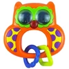 Barškutis su garsais Baby Mix Owl oranžinis