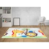 Bauerkraft Dvipusis sulankstomas spalvingas lavinamasis putplasčio vaikiškas kilimėlis 180x200 cm – safari