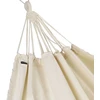 Bauerkraft Dvivietis sodo hamakas su kutais boho stiliaus 200x150 cm smėlio spalvos supynės gultas