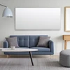Bauerkraft Infraraudonųjų spindulių šildymo skydelis IR 770W WIFI 60x120 cm baltas