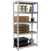 Bauerkraft Metalinė sandėlio lentyna 2in1, 5 lentynos, 150x75x30 cm