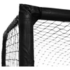 Bauerkraft Metaliniai futbolo vartai su treniruočių tinklu žaidimui 180x120x60 cm juodos ir mėlynos spalvos