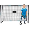 Bauerkraft Metaliniai futbolo vartai su treniruočių tinklu žaidimui 180x120x60 cm juodos ir mėlynos spalvos