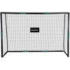 Bauerkraft Metaliniai futbolo vartai su treniruočių tinkleliu žaidimui futbolu 180x120x60 cm juodos ir žalios spalvos