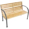 Bauerkraft Sodo suolas 120 cm su atlošu, parkinis, medinis, metalinis, terasai, balkonui