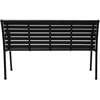 Bauerkraft Sodo suoliukas 126 cm su atlošu premium parkinis metalinis terasos balkono