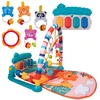 Bauerkraft Spalvingas muzikinis lavinamasis kilimėlis su garsu kūdikiams