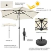 Bauerkraft Reguliuojamas sodo skėtis 210 cm smėlio spalvos