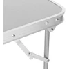 Bauerkraft Sulankstomas turizmo staliukas su lagaminu ir rankena 80x60x70 cm sidabro spalvos