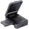 Belaidis įkroviklis Forcell F-Energy 3in1 Flex Pro Qi2, suderinamas su MagSafe (F-05) sidabrinis