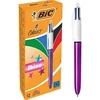 Bic Rašiklis 4 spalvų Shine violetinis 12 vnt