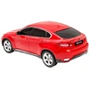 BMW X6 mastelio 1:24 Rastar 31700 raudonas valdomas automobilis