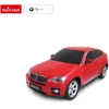 BMW X6 mastelio 1:24 Rastar 31700 raudonas valdomas automobilis
