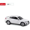 BMW X6 mastelio 1:24 Rastar 31700 valdomas baltas automobilis