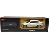 BMW X6 mastelio 1:24 Rastar 31700 valdomas baltas automobilis