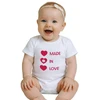 Bodis su spaudiniu New Baby MADE IN LOVE, dydis 86 (12-18 mėn.)