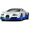 Bugatti Veyron Grand Sport mastelio 1:24 Rastar 47000 valdomas baltas automobilis