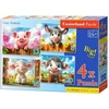 Castorland Dėlionė 55 vnt. - Mieli gyvūnai