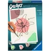 Dėlionė Ravensburger Tapyba pagal skaičius CreArt Floral Line Art 23542