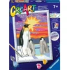 Piešimo pagal skaičius rinkinys CreArt Ravensburger 23702 Penguin Pals