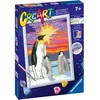 Piešimo pagal skaičius rinkinys CreArt Ravensburger 23702 Penguin Pals