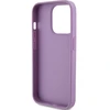 Guess GUHCP15XP4EPMU iPhone 15 Pro Max 6.7″ šviesiai violetinės spalvos kietas dėklas Leather 4G Stamped