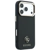 Dėklas Guess Saffiano Small 4G & Classic Logo MagSafe Case, skirtas iPhone 17 Pro Max / 18 Pro Max – Juoda