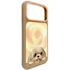 NIMMY dėklas BIG EYED LYING TEDDY POODLE, suderinamas su MagSafe, skirtas IPHONE 18 Pro Max/17 Pro Max, ruda