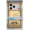 NIMMY dėklas BIG EYED LYING TEDDY POODLE, suderinamas su MagSafe, skirtas IPHONE 18 Pro/17 Pro, ruda