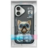 Nimmy dėklas iPhone 16 6.1″ juodos spalvos Cool&Cute 2.0 Dog