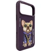 NIMMY dėklas akiniai COOL DOG skirtas IPHONE 18 Pro Max/17 Pro Max violetinė