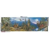 Didelė deimantinė mozaika panorama kalnų 120x40cm
