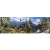 Didelė deimantinė mozaika panorama kalnų 120x40cm