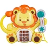 Edukacinis muzikinis liūtas su telefonu ir apšvietimu