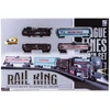 Elektrinis traukinio rinkinys Rail King su garvežiu ir 3 vagonais