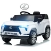Elektrinis vaikiškas automobilis Milly Mally Lexus GX550 baltos spalvos