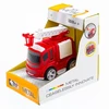 Eurobaby Zabawki Žaislinis metalinis gaisrinis automobilis su mechaniniu varikliu