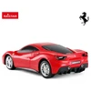 Ferrari 488 GTB mastelis 1:24 Rastar 76000 raudonas valdomas automobilis