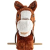 Hobby Horse su garsu ir ratais Bruno Baby Mix Brown