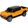 Hummer EV mastelis 1:26 Rastar 93100 valdomas oranžinis automobilis