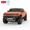 Hummer EV mastelis 1:26 Rastar 93100 valdomas oranžinis automobilis