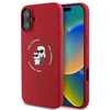 Karl Lagerfeld KLHMP16MSCMKCRHR iPhone 16 Plus 6,7″ raudonas kietas silikono dėklas Karl&Choupette Head