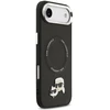 Karl Lagerfeld Karl & Choupette smeigtukų MagSafe dėklas, skirtas iPhone Air, juodas