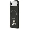 Karl Lagerfeld Karl & Choupette smeigtukų MagSafe dėklas, skirtas iPhone Air, juodas