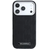 Karl Lagerfeld dėklas, suderinamas su IPHONE 18 Pro/17 Pro ir MagSafe (Mono Resin Logo), juodas
