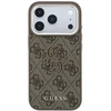 Dėklas Guess 4G & Big Resin Logo skirtas iPhone 18 Pro / iPhone 17 Pro rudas